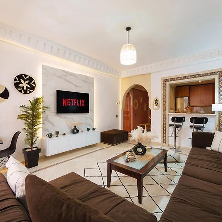 Appartement Chic Gueliz Plaza Avec Vue Marraquexe Exterior foto