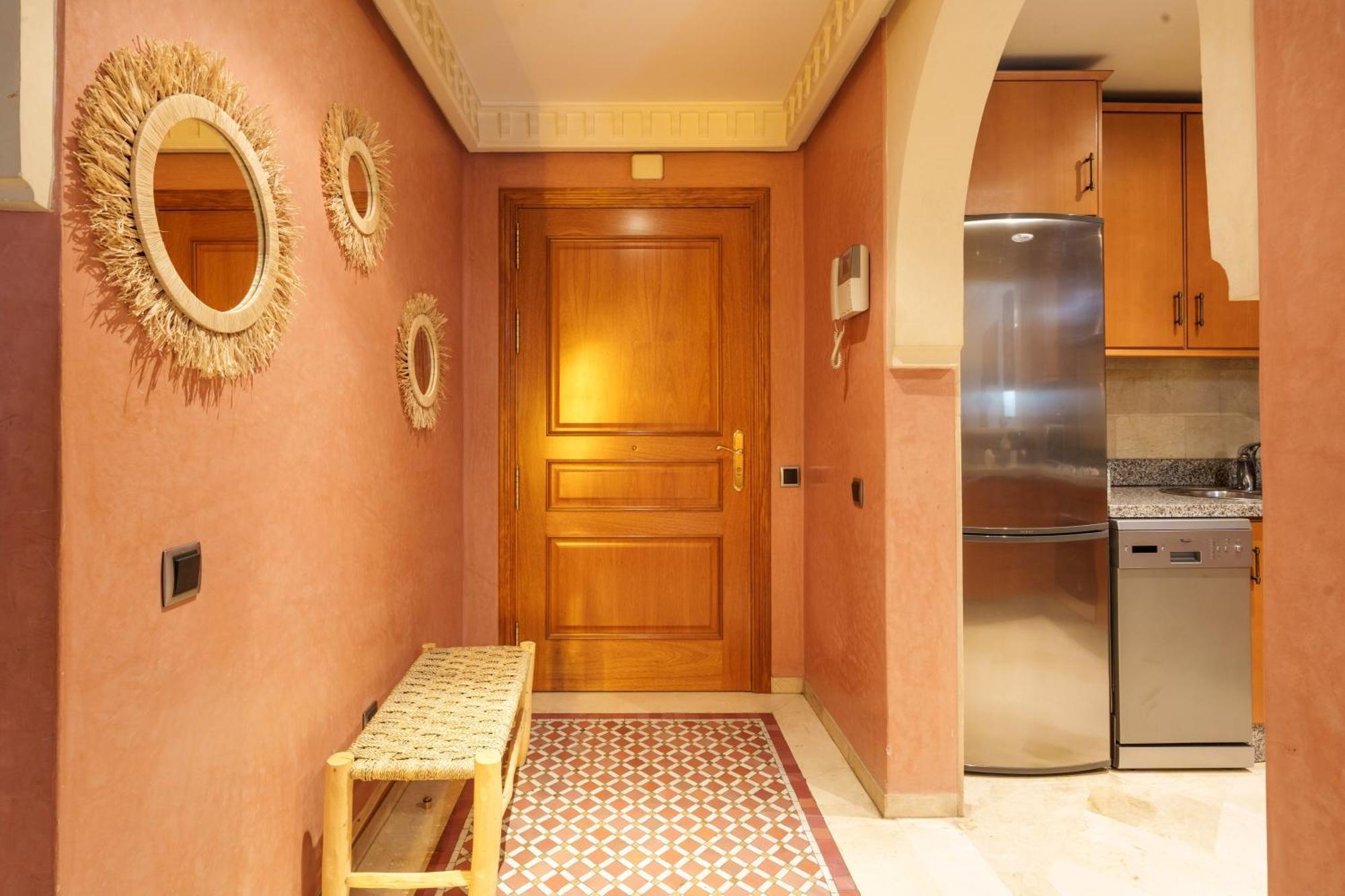 Appartement Chic Gueliz Plaza Avec Vue Marraquexe Exterior foto