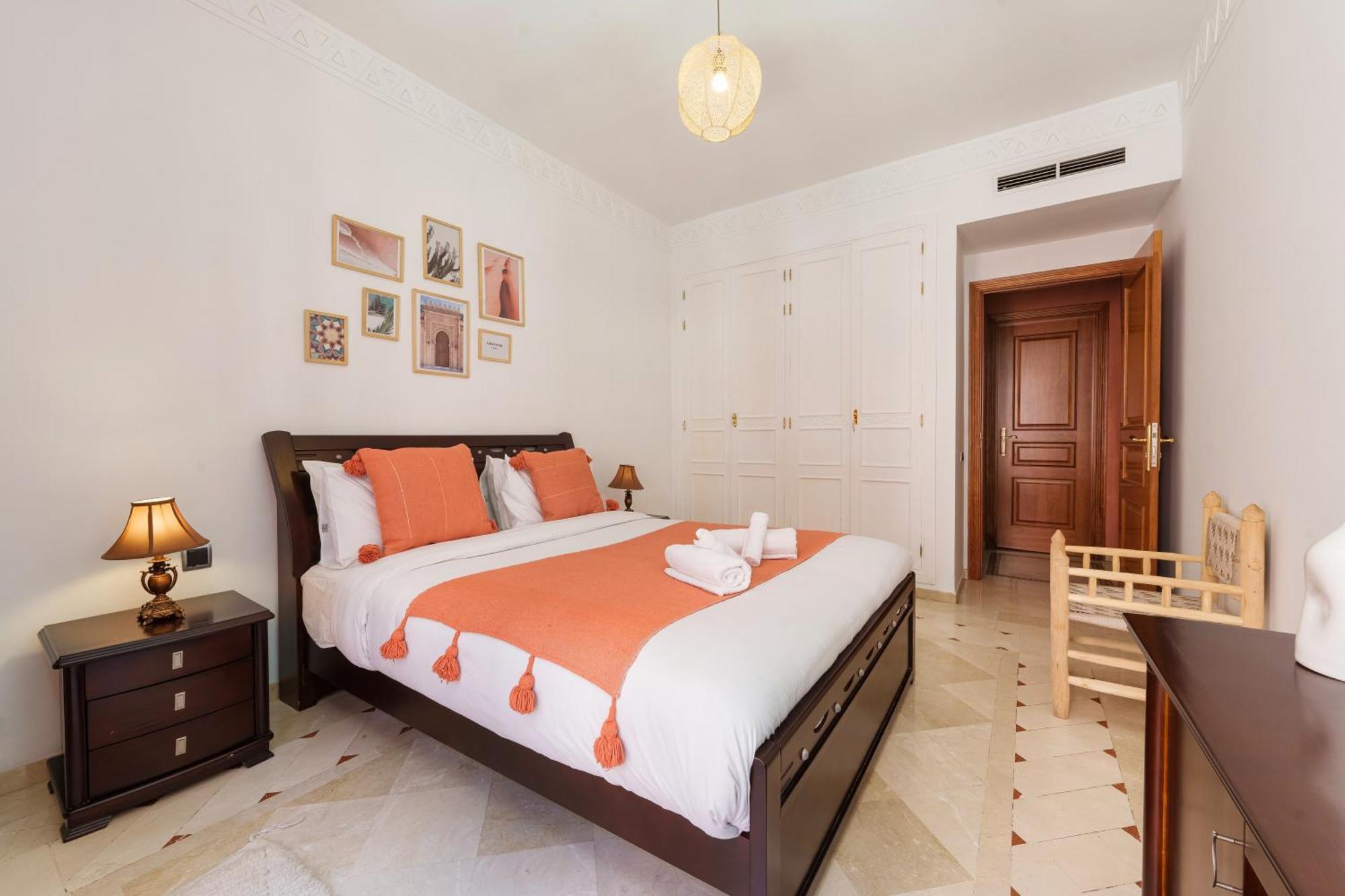 Appartement Chic Gueliz Plaza Avec Vue Marraquexe Exterior foto