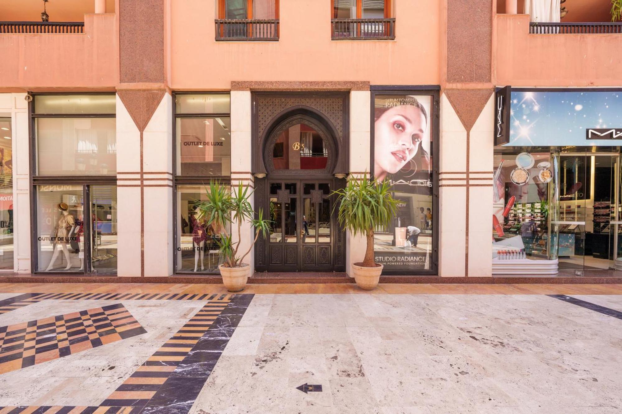 Appartement Chic Gueliz Plaza Avec Vue Marraquexe Exterior foto