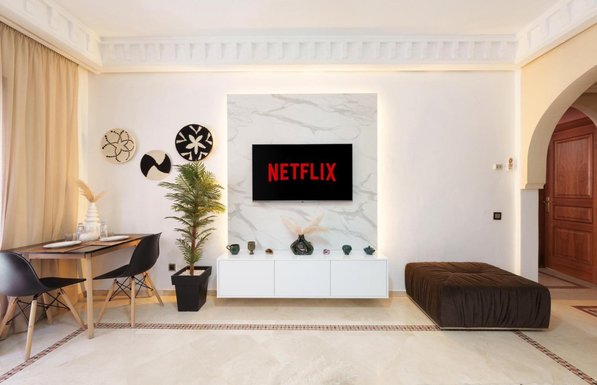 Appartement Chic Gueliz Plaza Avec Vue Marraquexe Exterior foto